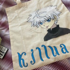 Custom made Killua Zoldyck tote bag